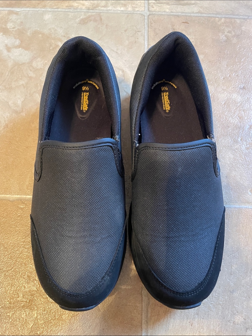Skechers Women's Black Slip-On Canvas Loafers